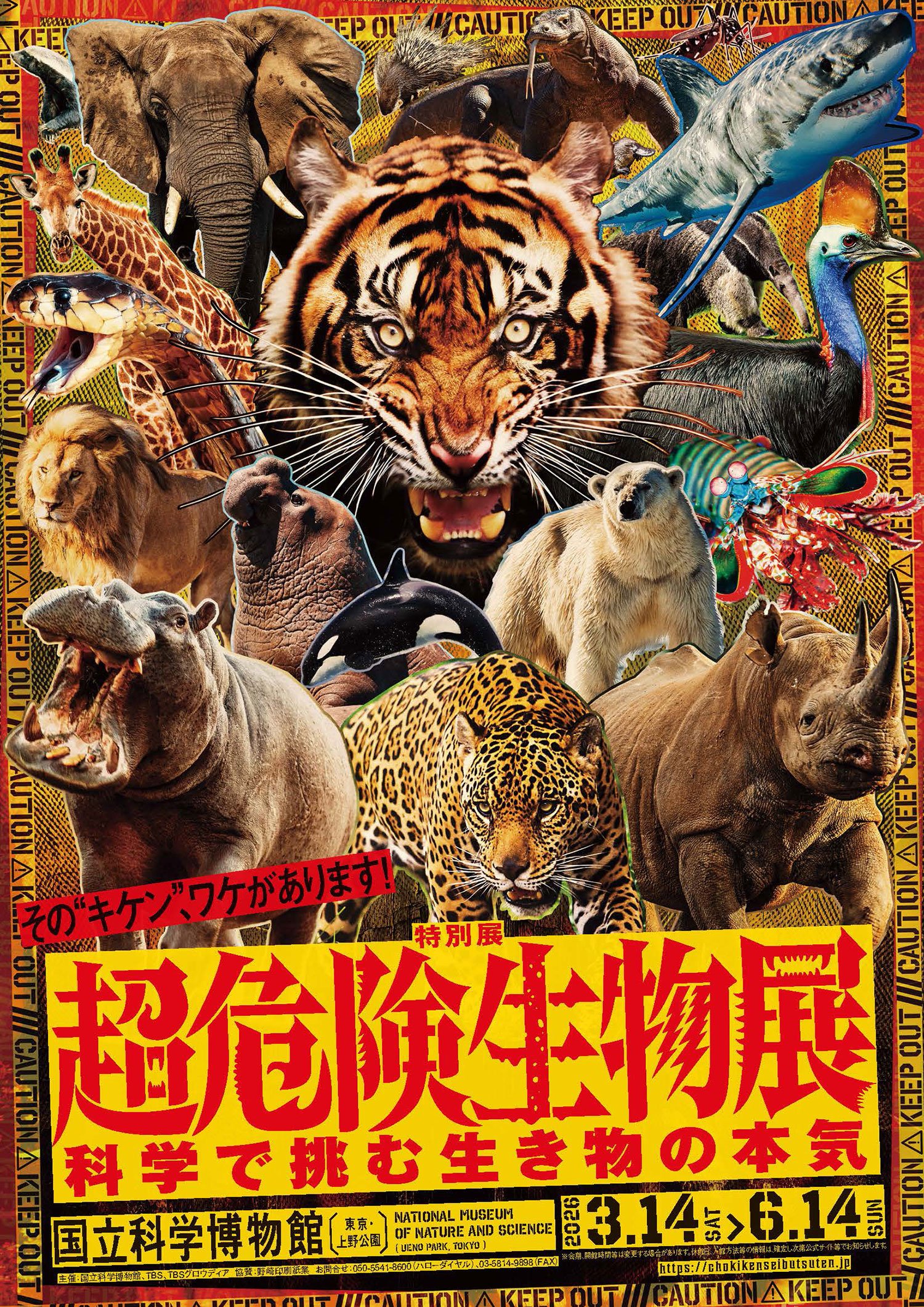 特別展「超危険生物展・科学で挑む生き物の本気」